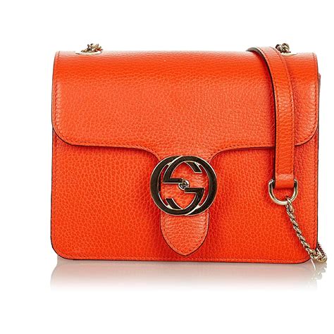 gucci orange crossbody